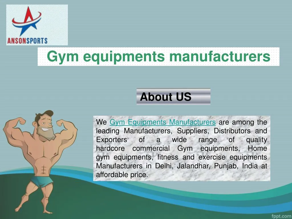 gym equipments manufacturers