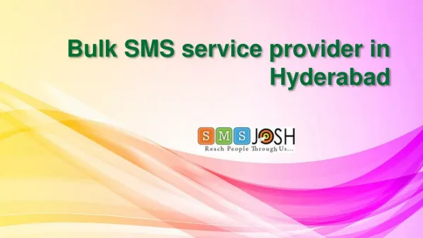Bulk SMS service provider in Hyderabad| Bulk SMS Hyderabad
