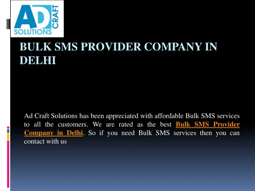 bulk sms provider company in delhi