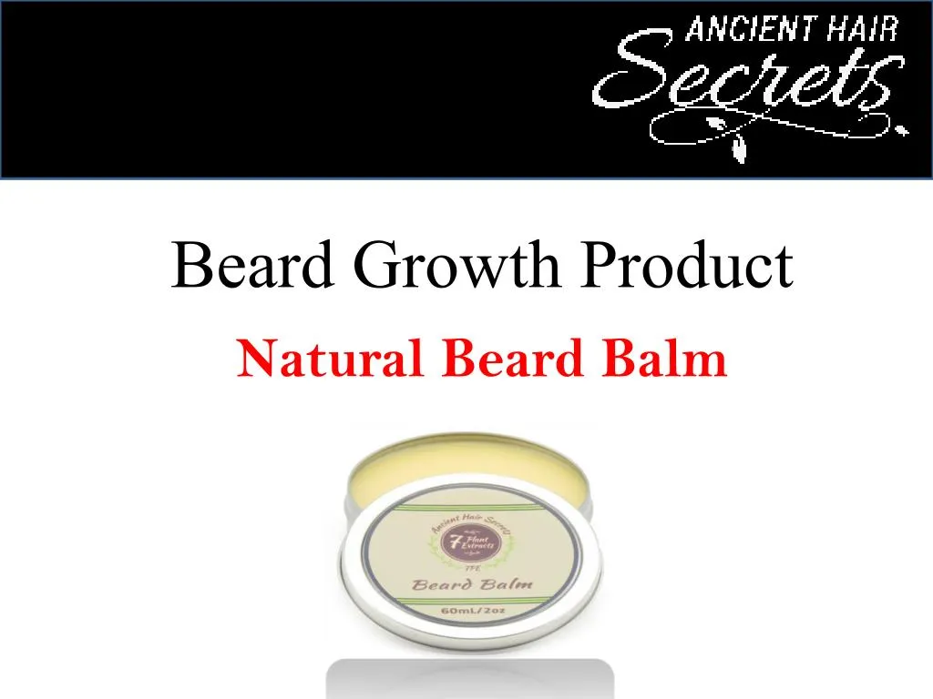 beard growth product natural beard balm