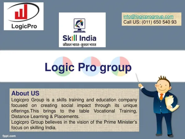 pmkvy training partner Center in Delhi - Logicprogroup.com