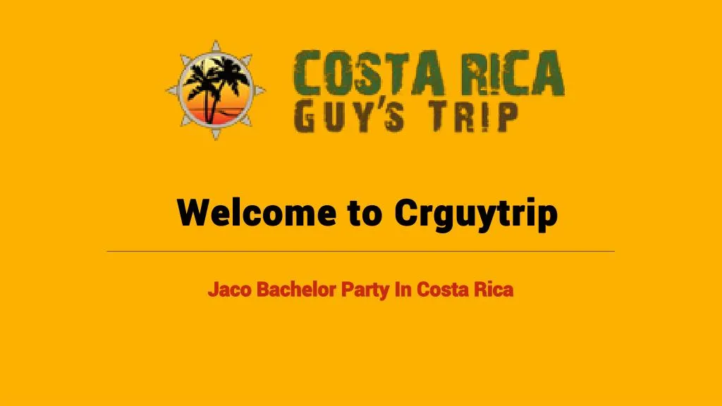 welcome to crguytrip