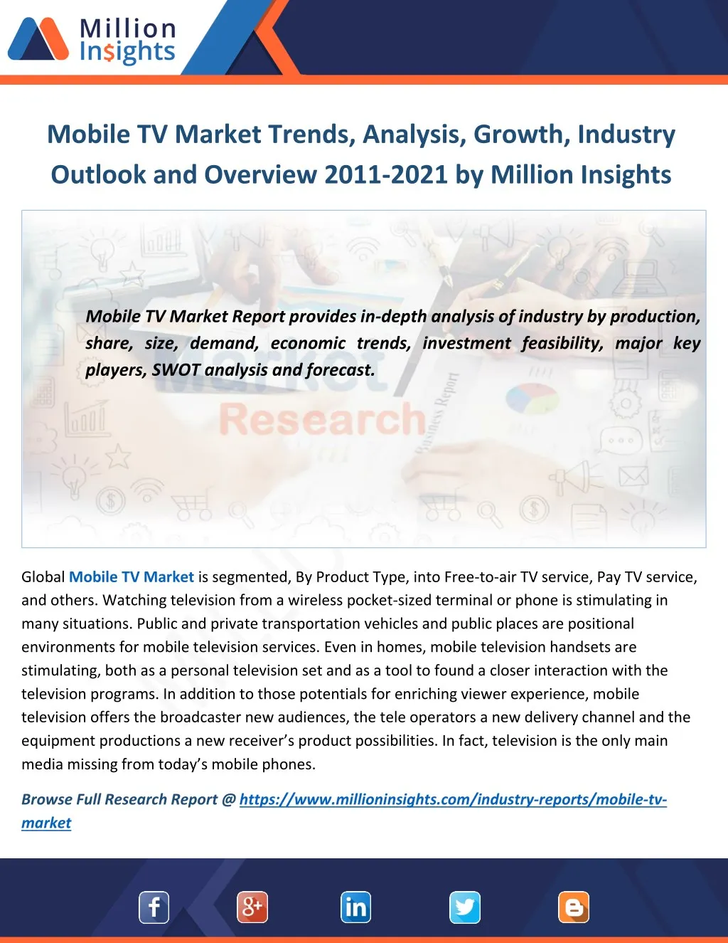 mobile tv market trends analysis growth industry
