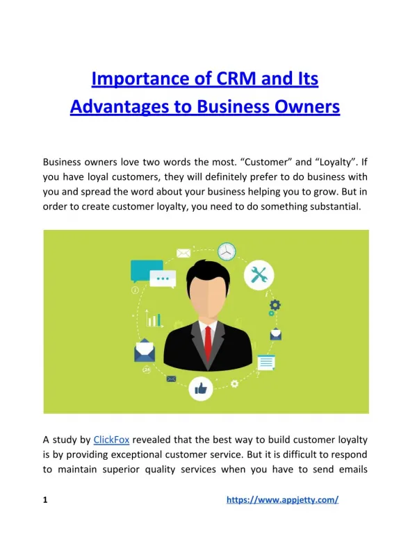 Importance of CRM and Its Advantages to Business Owners