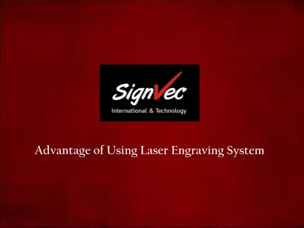 Laser Engraving System