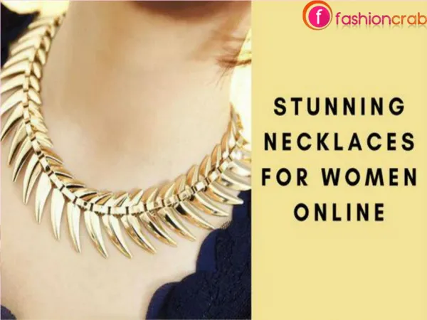 Beautiful Necklaces for Women Online