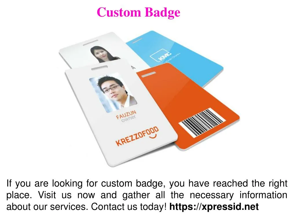 custom badge