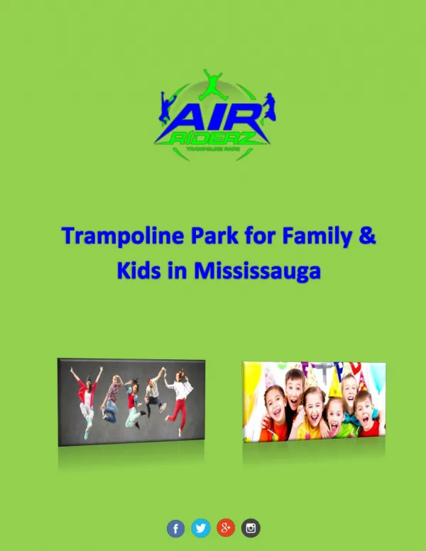 Air Riderz Trampoline Park - One Stop Recreational Indoor Park in Mississauga
