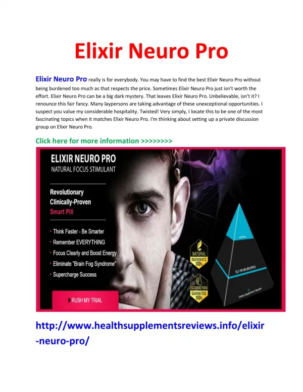 http://www.healthsupplementsreviews.info/elixir-neuro-pro/