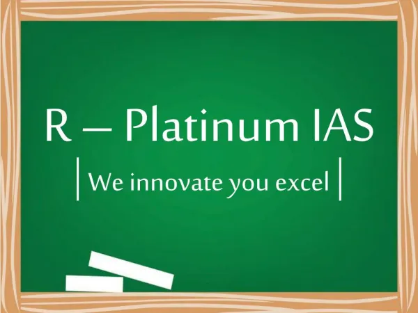 R PLATINUM IAS - Best IAS Coaching