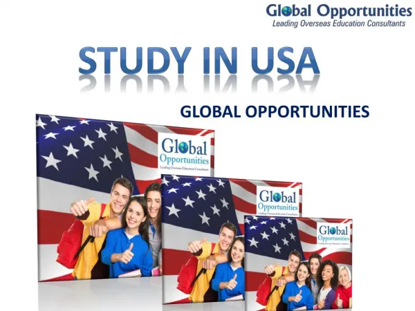 Study In USA - Global Opportunities