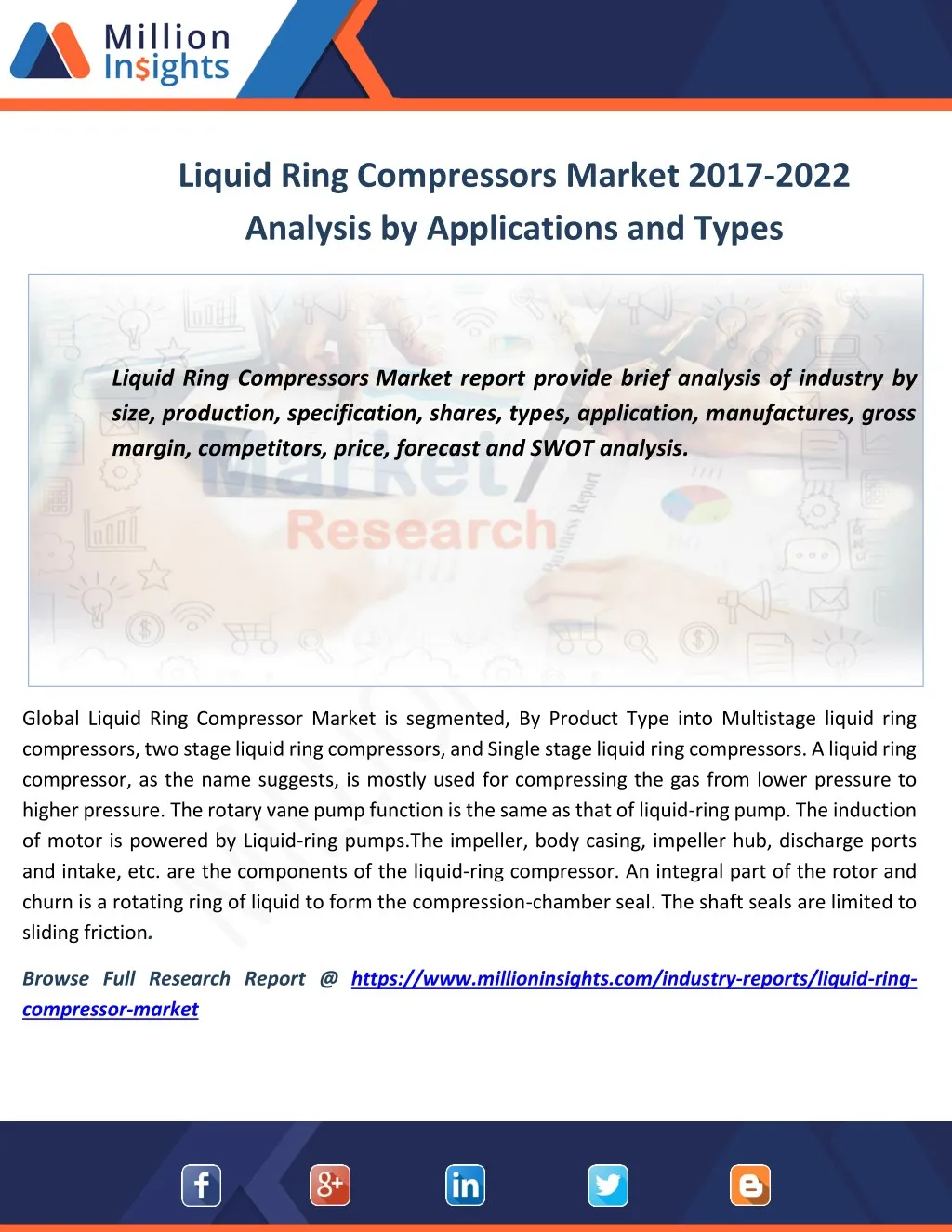 liquid ring compressors market 2017 2022 analysis