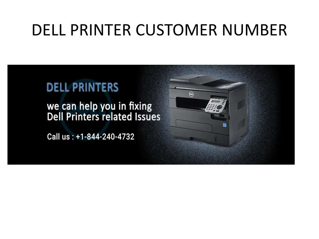 dell printer customer number