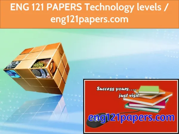 ENG 121 PAPERS Technology levels / eng121papers.com