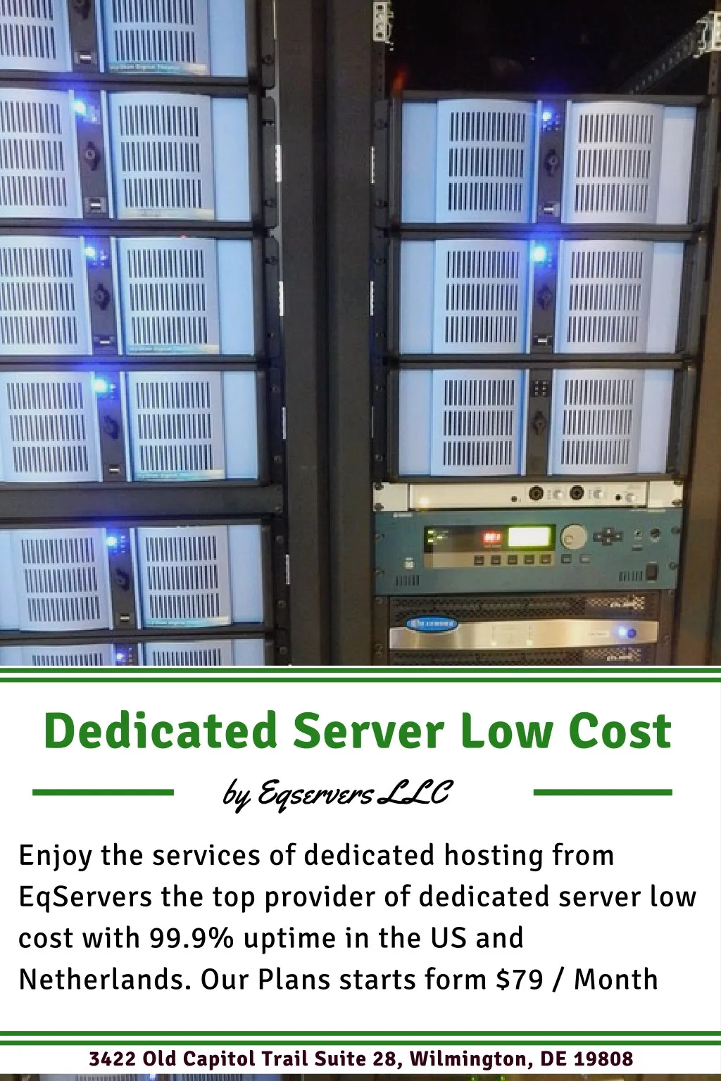 dedicated server low cost by eqservers llc