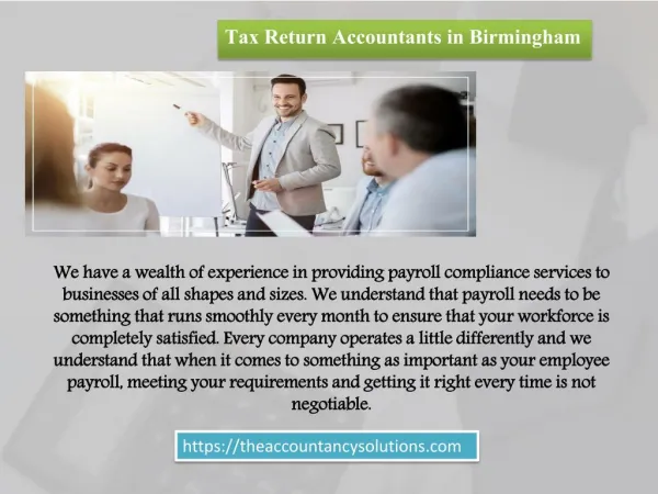 Tax Return Accountants in Birmingham | The Accountancy Solutions