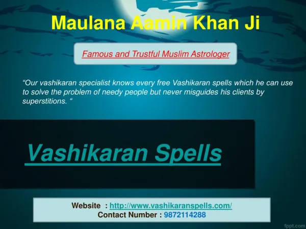 Vashikaran Spells