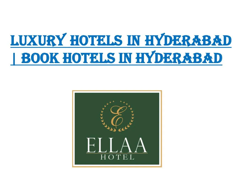 luxury hotels in hyderabad book hotels