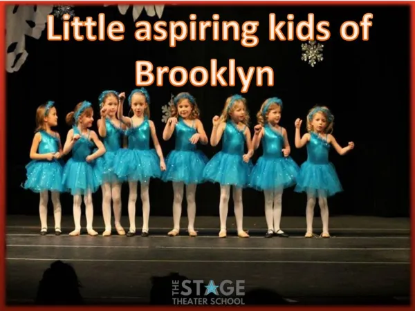 Little aspiring kids of Brooklyn 