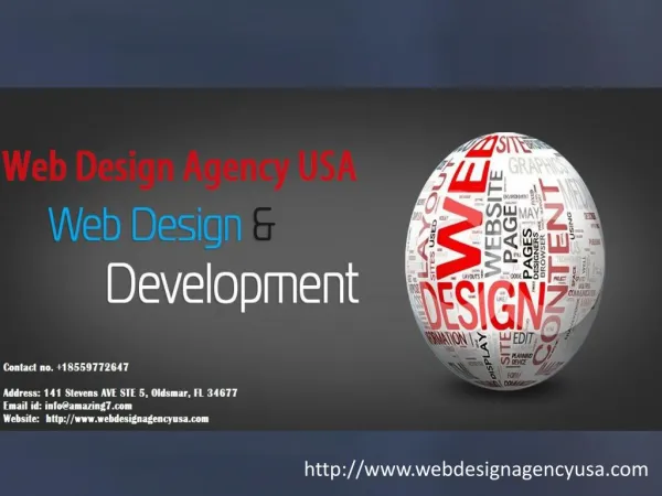 Web Design Agency USA - 8559772647