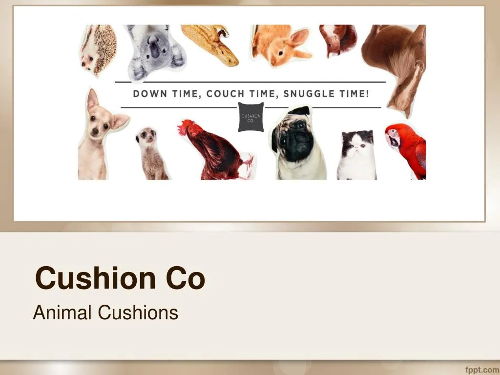 animal cushions