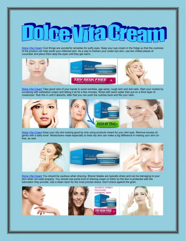 http://www.healthresortstoday.com/dolce-vita-cream/