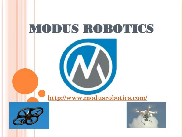 Modus Robotics |Commercial Drones for Sale