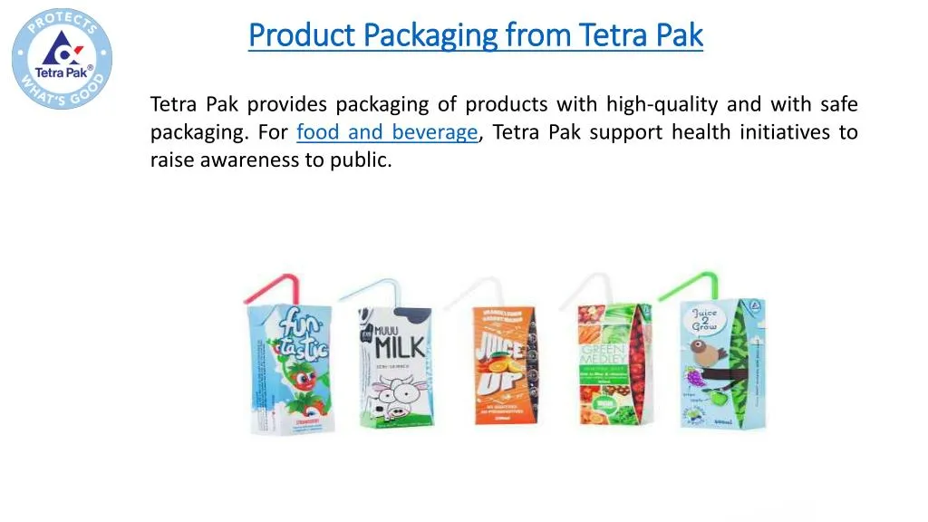 product packaging from tetra pak
