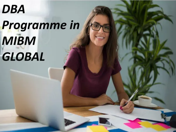 dba programme in mibm global