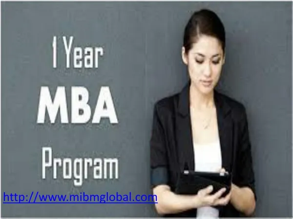 MBA 1 year Programme corporate diplomacy