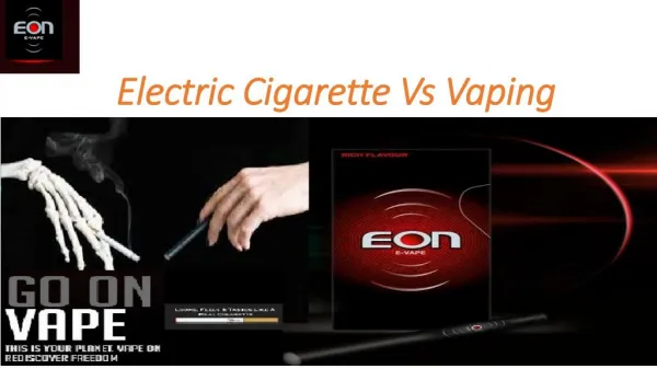 Difference between Electronics Cigarette and Vaping
