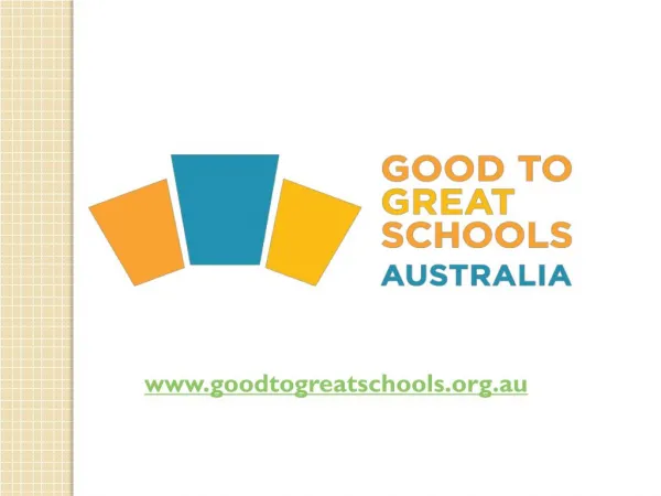 Good to Great Schools Australia
