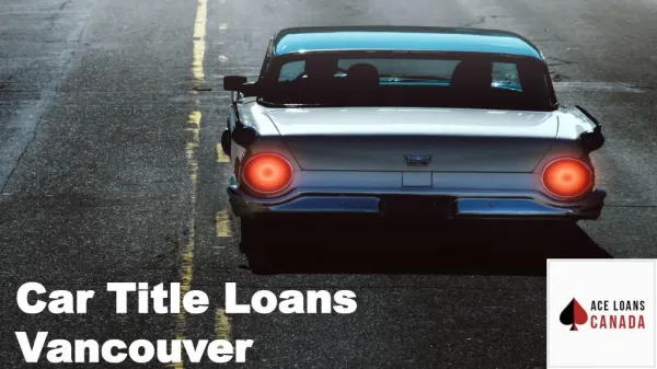 Car Title Loans Vancouver