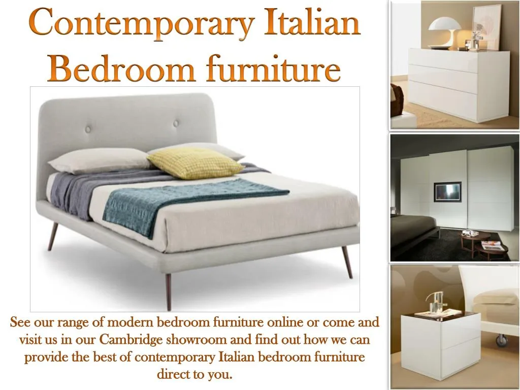 contemporary italian bedroom furniture