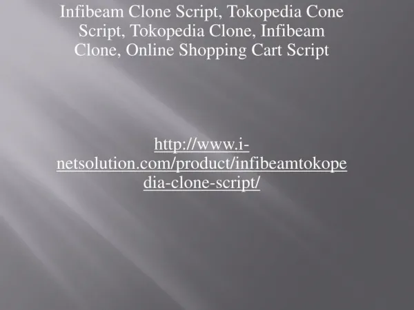Infibeam clone script, Tokopedia clone script, Tokopedia clone, Infibeam clone, Online Shopping cart Script