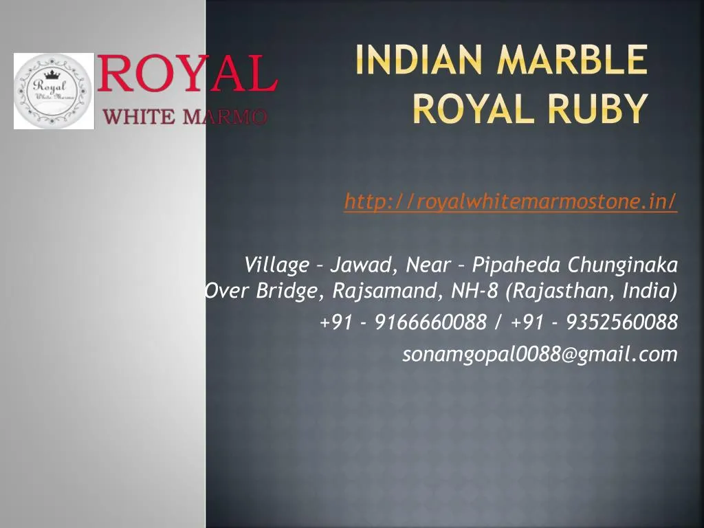 indian marble royal ruby