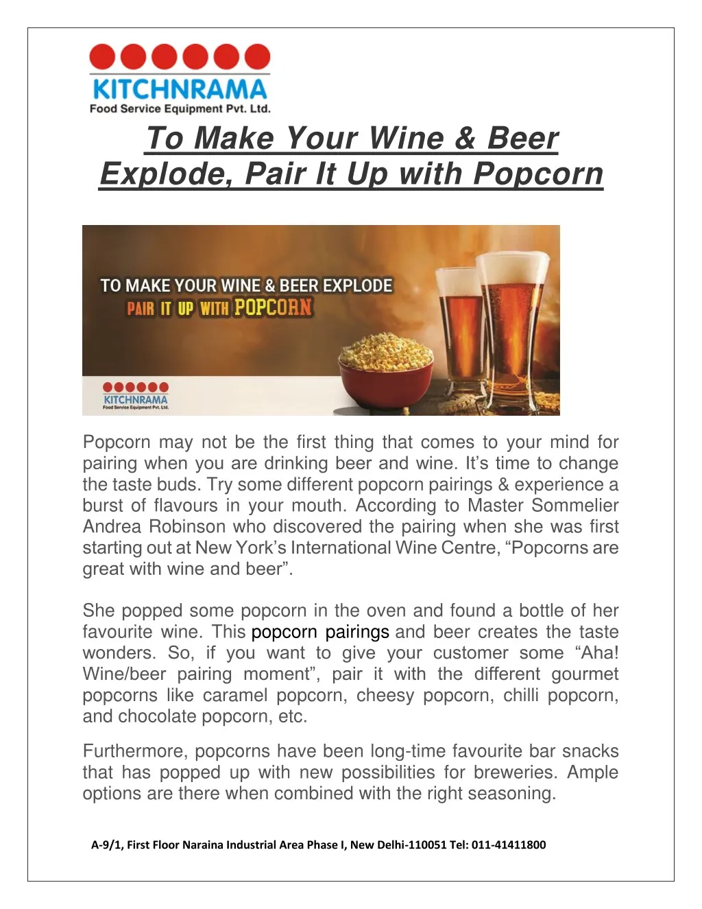 to make your wine beer explode pair it up with
