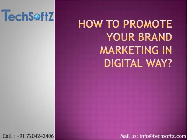 How Digital marketing services for business development. Techsoftz
