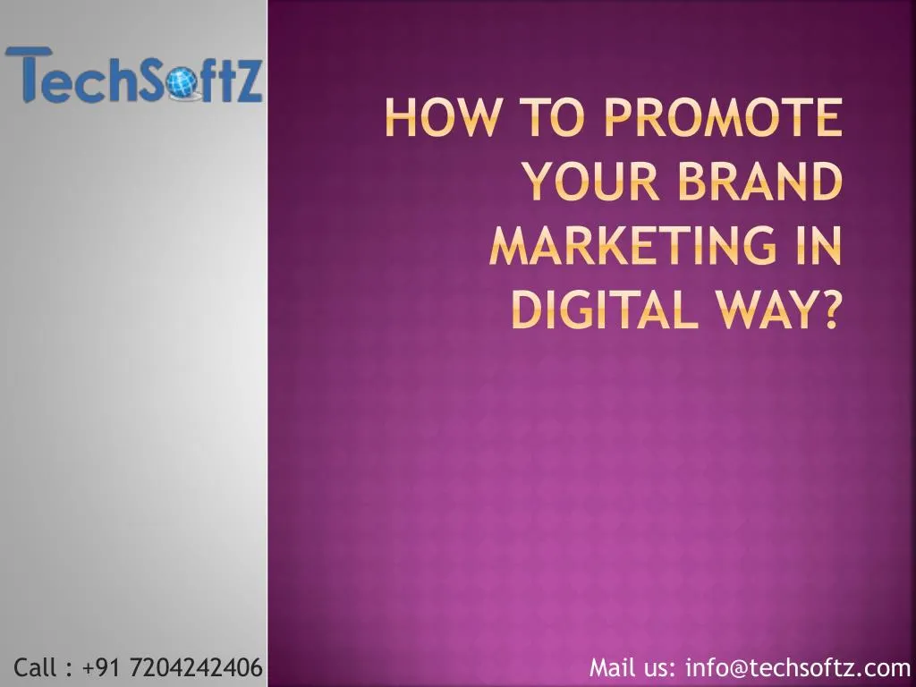 how to promote your brand marketing in digital way