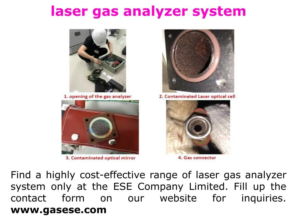 laser gas analyzer system