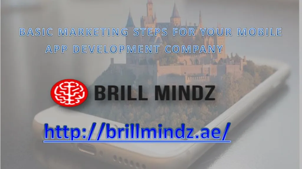 basic marketing steps for your mobile app development company