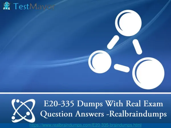 EMC E20-335 Actual Exam Question Answers