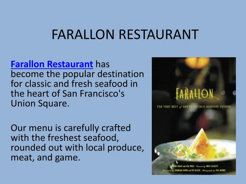 farallon restaurant