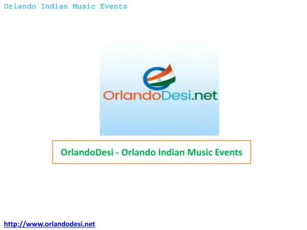 OrlandoDesi – Orlando Indian Music Events