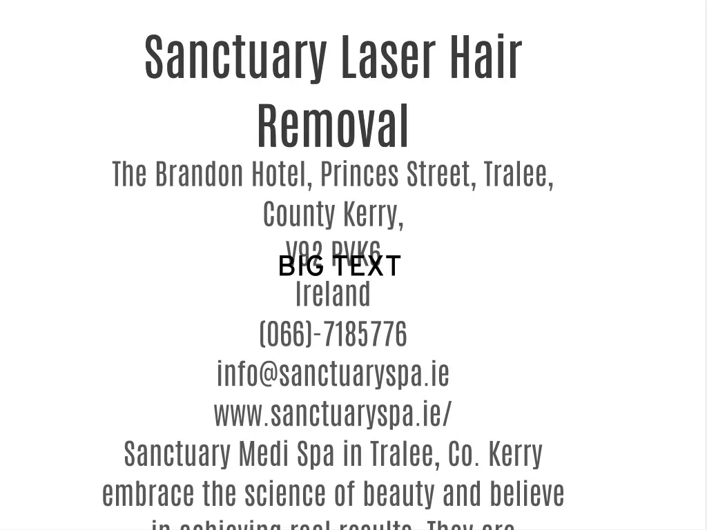 sanctuary laser hair sanctuary laser hair removal