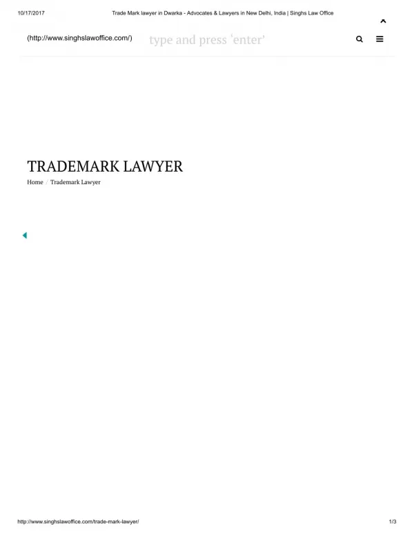 Best Trade Mark Lawyer in Delhi