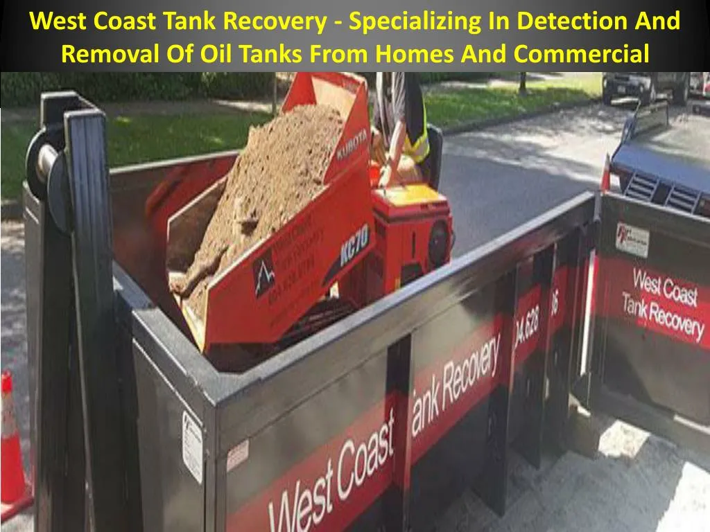 west coast tank recovery specializing