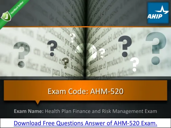 Examsberg AHM-520 Braindumps