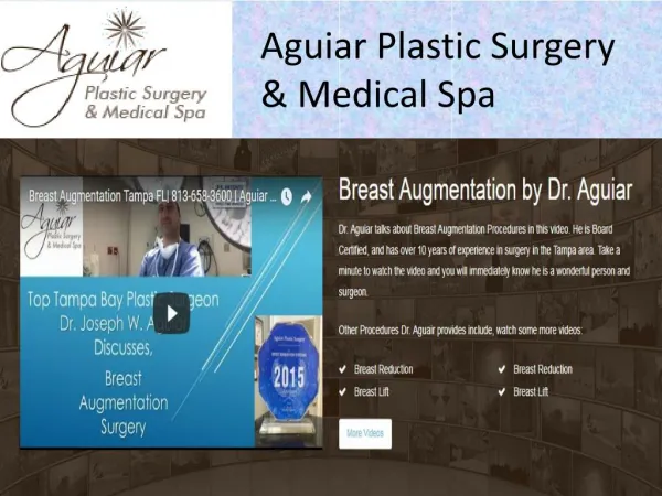 Know about breast augmentation in Tampa