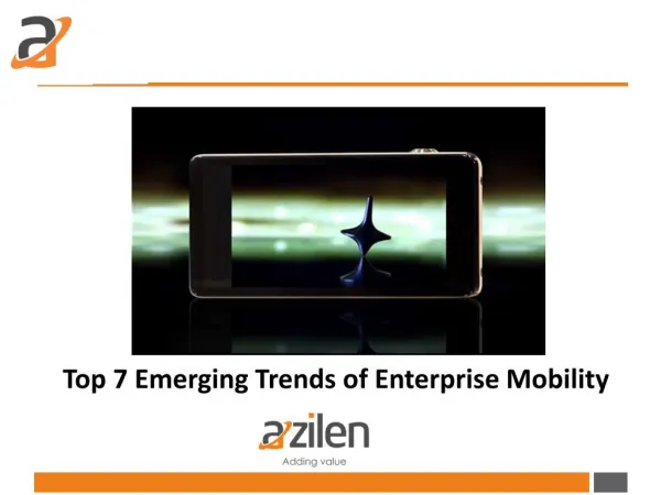 Top 7 Emerging Trends of Enterprise Mobility